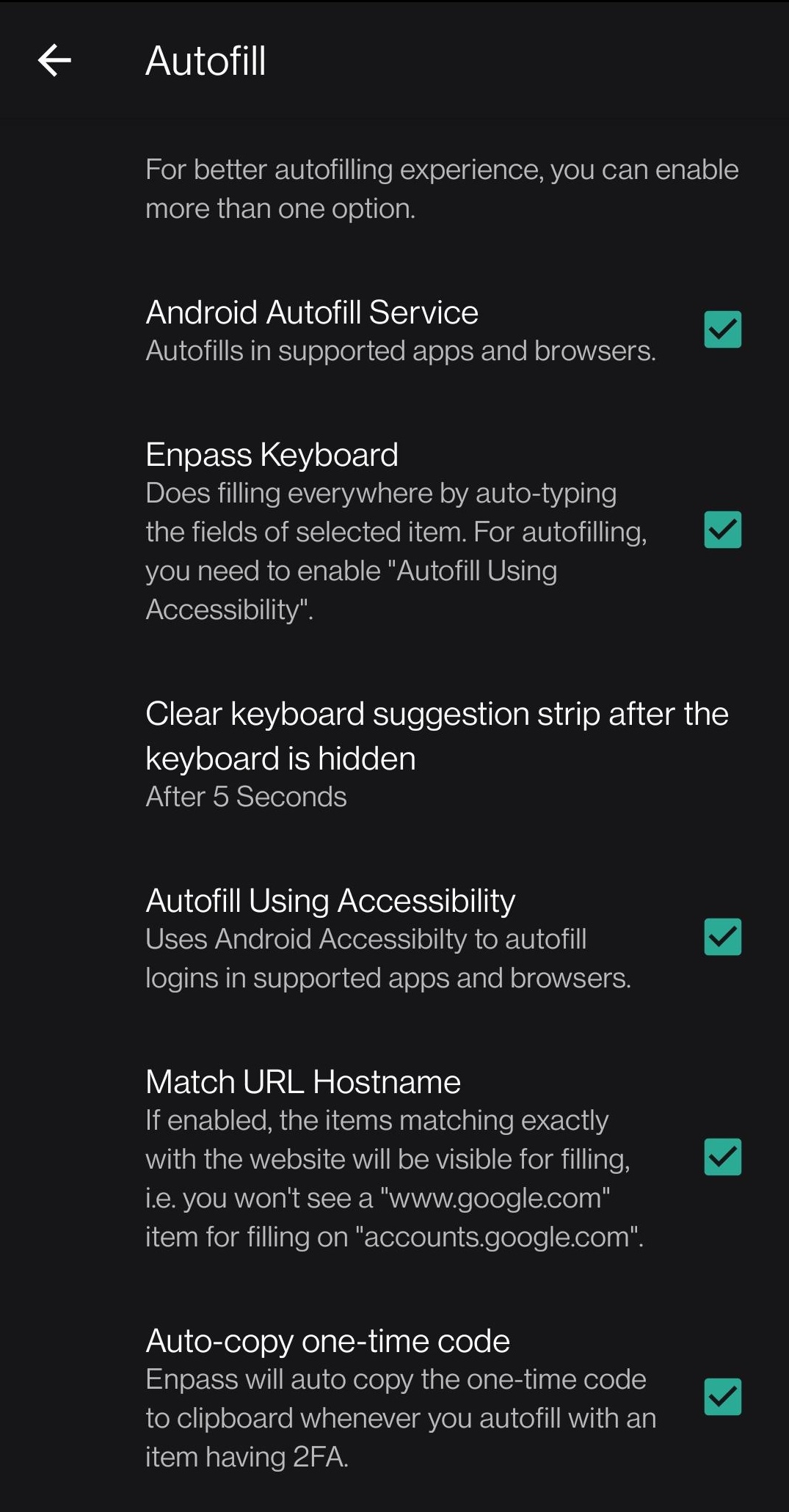 Prompt for saving passwords not appearing in Android - Android 